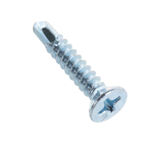 Изображение товара Оконный саморез Метизный двор 3,9x22 сверло, белый, 15 шт. 4690441018410