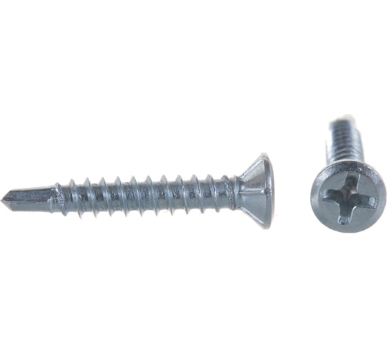 Изображение товара Оконный саморез Метизный двор 3,9x25 сверло, белый, 15 шт. 4690441018427