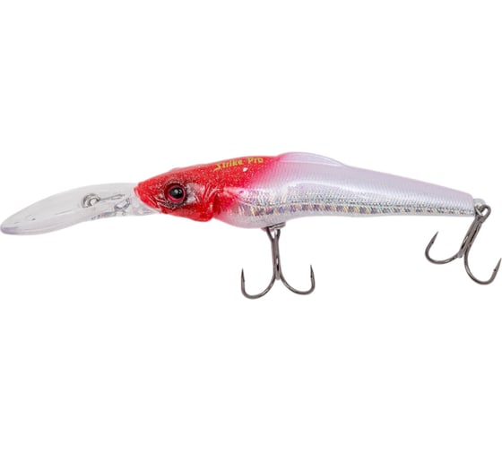 Изображение товара Воблер Strike Pro Challenger X Deep Diver 90L цвет: 022PPP-713 Redhead Silver EG-076CL-F#022PPP-713