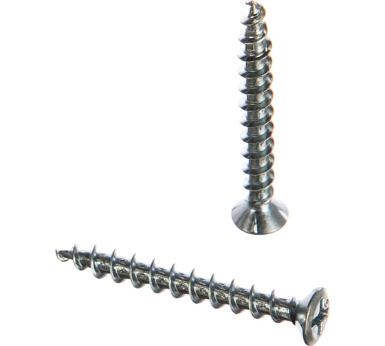 Изображение товара Оконный саморез Метизный двор 4,0x35 острый, белый, 25 шт. 4690441018489