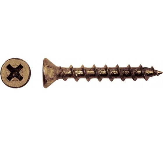 Изображение товара Оконный саморез Метизный двор 4,0x35 острый, желтый, 25 шт. 4690441000576