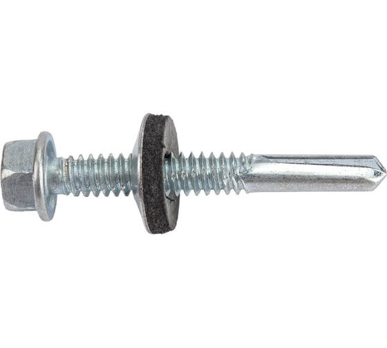 Изображение товара Кровельный саморез с длинным сверлом Метизный двор 5,5х38, 200 шт. 4690441023797