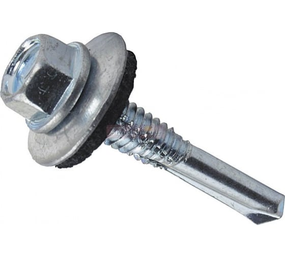 Изображение товара Кровельный саморез с длинным сверлом Метизный двор 5,5х64, 100 шт. 4690441023834