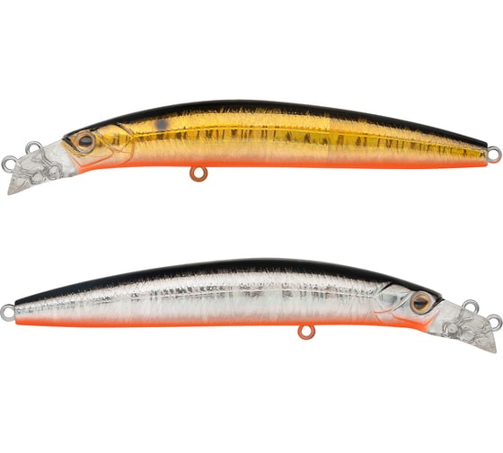 Изображение товара Воблер Strike Pro Top Water Minnow 90 цвет: A70-613-SBO Double Silver/Smoked JL-179F#A70-613-SBO