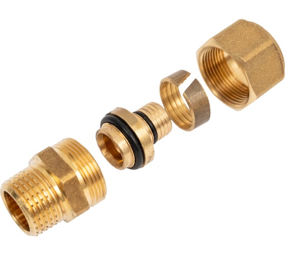 Изображение товара Фитинг для пластиковых труб с наружной резьбой Giacomini 1/2x18x2.5 R186MY055