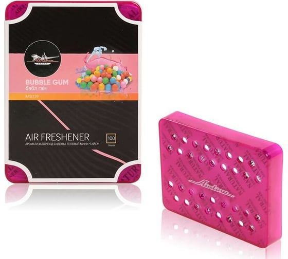 Изображение товара Гелевый ароматизатор под сиденье Airline мини Тайга бабл гам AFSI139