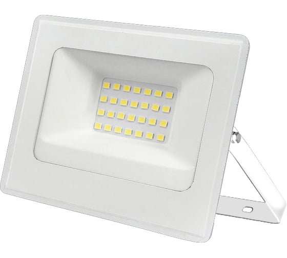 Изображение товара Светодиодный прожектор IONICH тм iflsled-dob- 30-865-w-ip65 в белом корпусе 1487