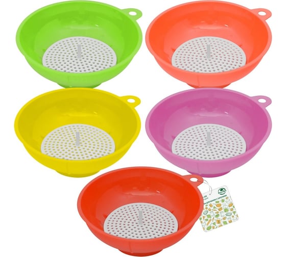 Изображение товара Воронка для банок МУЛЬТИДОМ с ситечком размер 15x6,5x7 см 5 цветов МГ76-159
