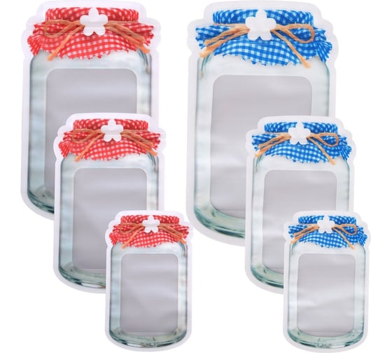 Изображение товара Набор герметичных пакетов для хранения МУЛЬТИДОМ Домашние закрома, 3 шт 2 цвета VL80-423