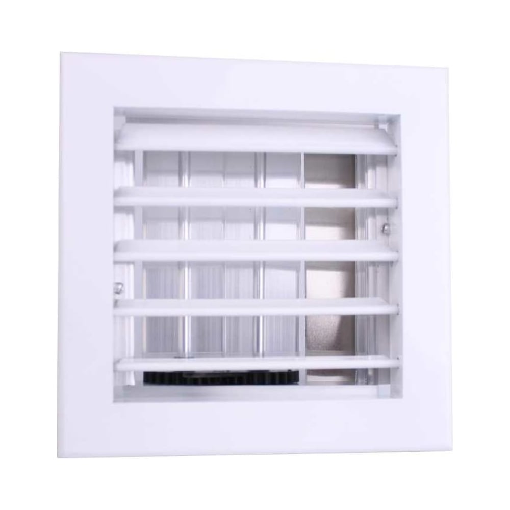 Изображение товара Однорядная решетка 1VA с КРВ 300x300 мм Ventart наружная алюминиевая квадратная