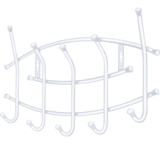 Изображение товара Настенная вешалка Nika ВНП3 ВНП3/МБ матовый белый