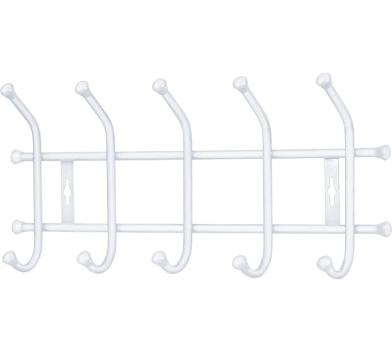 Изображение товара Настенная вешалка Nika ВНТ5 ВНТ5/МБ матовый белый