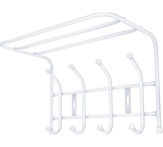 Изображение товара Настенная вешалка Nika ВП4 ВП4/МБ матовый белый