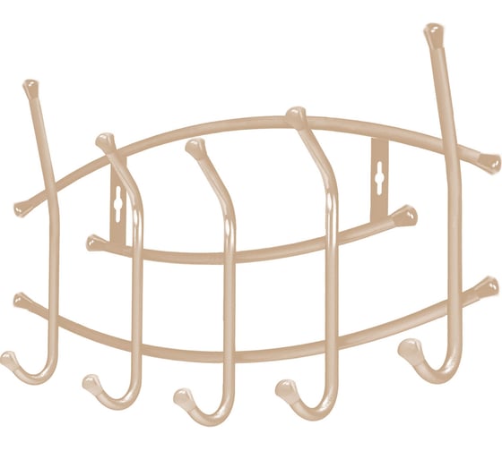 Изображение товара Настенная вешалка Nika ВНП3 ВНП3/БЖ бежевый металлик