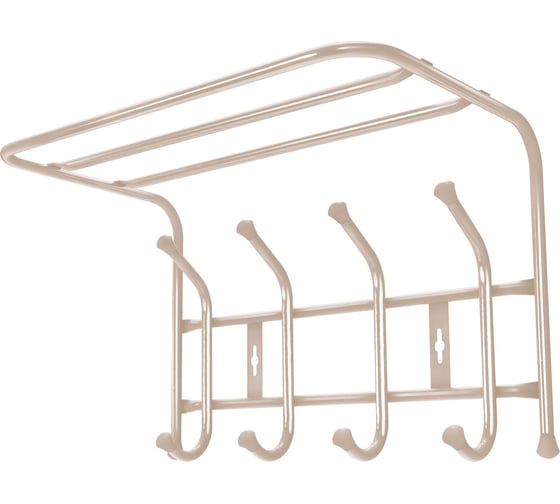 Изображение товара Настенная вешалка Nika ВП4 ВП4/БЖ бежевый металлик