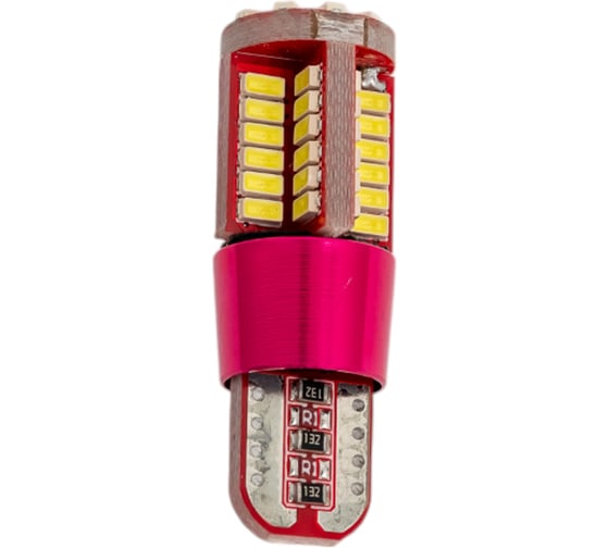 Изображение товара Автолампа SKYWAY диод T10 (W5W) 12/24V 57 SMD диодов 1-конт (CANBUS) белая, 2 шт. S08201245