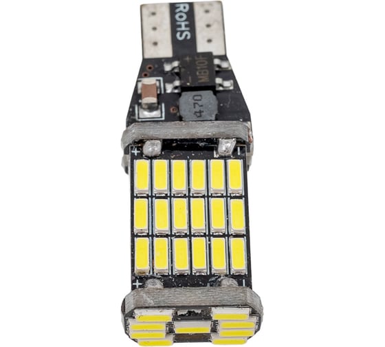Изображение товара Автолампа SKYWAY диод T10 (W5W) 12V 45 SMD диодов 1-конт (CANBUS) белая, 2 шт. S08201239