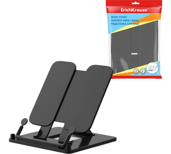 Изображение товара Пластиковая подставка для книг ErichKrause Classic, черный 53676