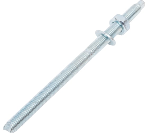 Изображение товара RAWLPLUG Пруток для химических анкеров клас 5.8 с шайбой и гайкой, M10х170 мм, 10 шт R-STUDS-10170