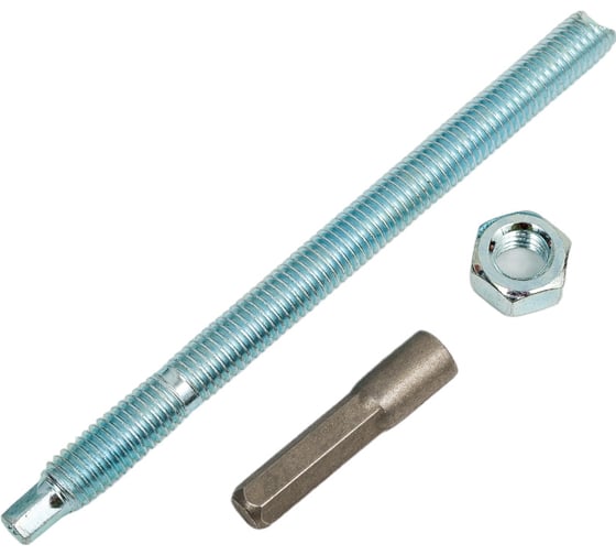 Изображение товара RAWLPLUG Пруток для химических анкеров клас 5.8 с шайбой и гайкой, M8x110 мм, 10 шт  R-STUDS-08110