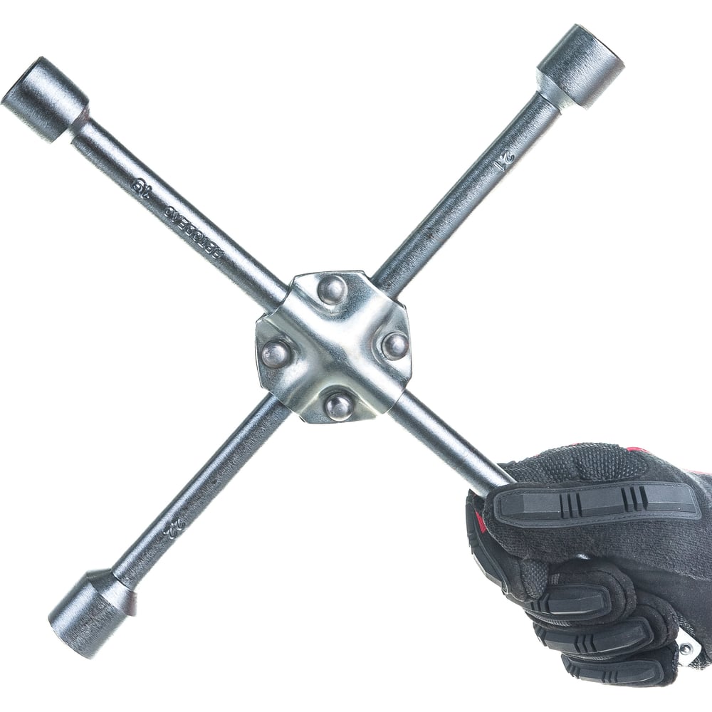 Изображение товара Баллонный крест ключ 17х19х21х22х1/2 усиленный 400 мм АвтоDело