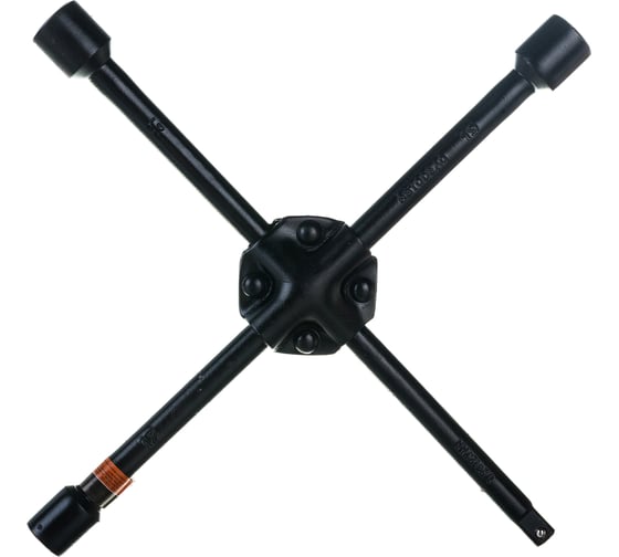 Изображение товара Баллонный-крест ключ 17х19х21х1/2 черный лак усиленный АвтоDело 30811 12961