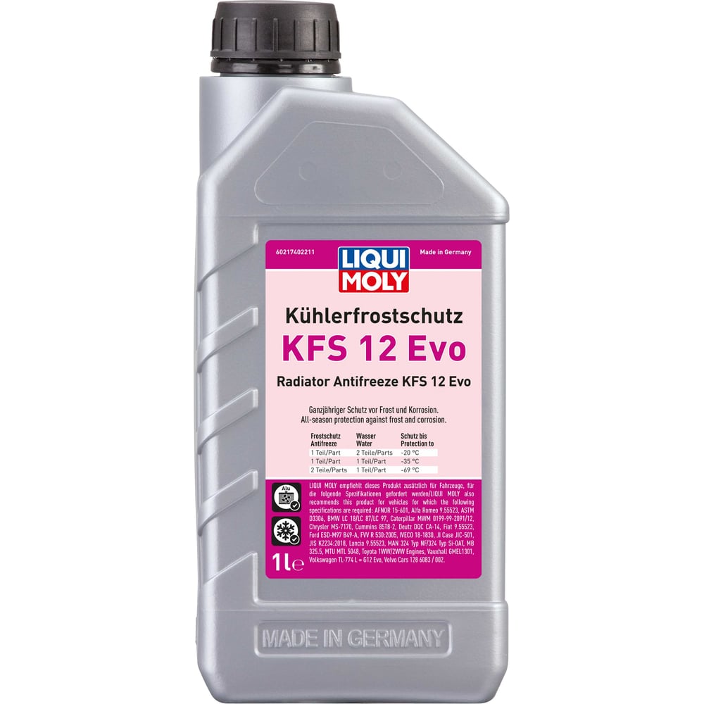 Изображение товара Антифриз-концентрат LIQUI MOLY KFS 12 Evo 1л для защиты системы охлаждения автомобиля