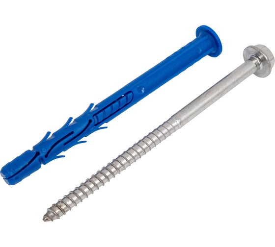 Изображение товара Рамный дюбель для крепления вентилируемых фасадов RAWLPLUG нержавеющая сталь, 10x120 мм R-FF1-N-10K120-A4