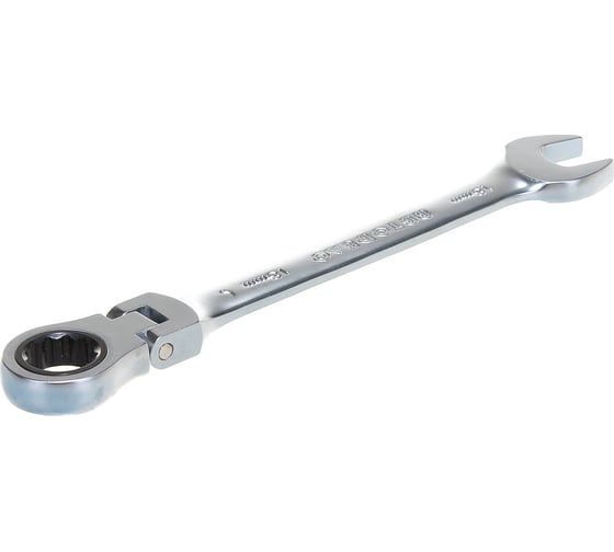 Изображение товара Комбинированный трещоточный шарнирный ключ 18х18 АвтоDело 30225 12794