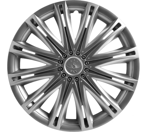 Изображение товара Колесные колпаки Airline 13" Скай, серебристый, комплект 2 шт. AWCC-13-11