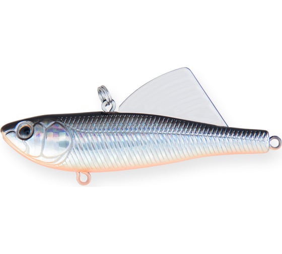 Изображение товара Воблер Strike Pro Tornado Vibe 65 цвет: A70-713 Black Silver OB EG-204A-UV#A70-713