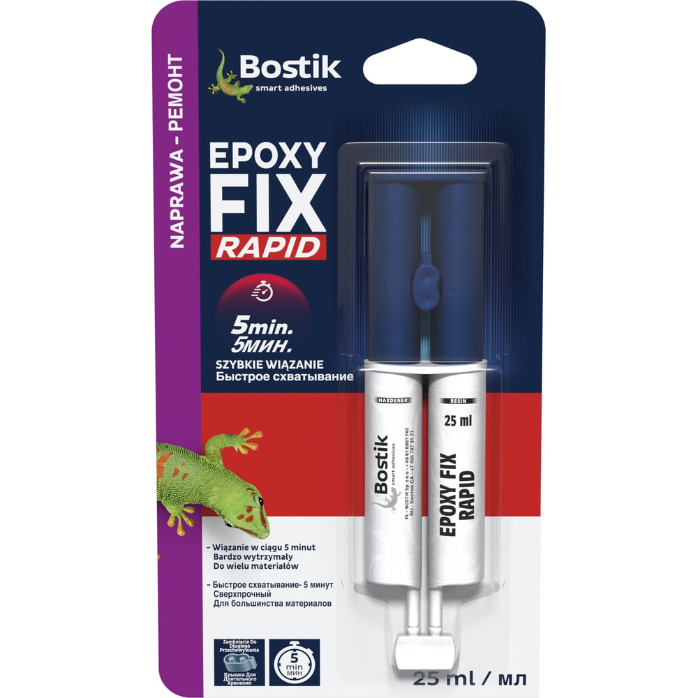 фото Эпоксидный клей bostik epoxy fix rapid 25 мл g132