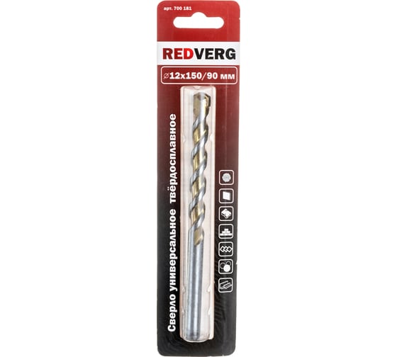 Изображение товара Сверло универсальное (12х150 мм) REDVERG 6621357