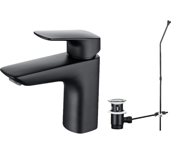 Изображение товара Cмеситель для раковины Aquatek aq1011mb вега 00000129535