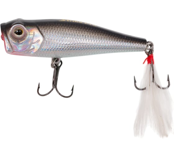 Изображение товара Воблер Strike Pro Bubble Pop 65 цвет: A010-EP Black Back Silver EG-046#A010-EP