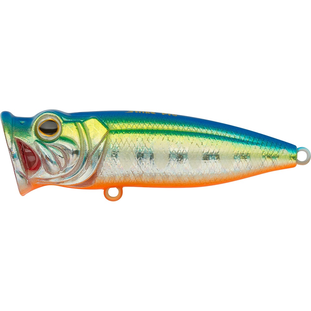 Воблер Strike Pro Pike Pop 70 цвет: A150-713 UV Blue Silver OB SH-002C#A150-713