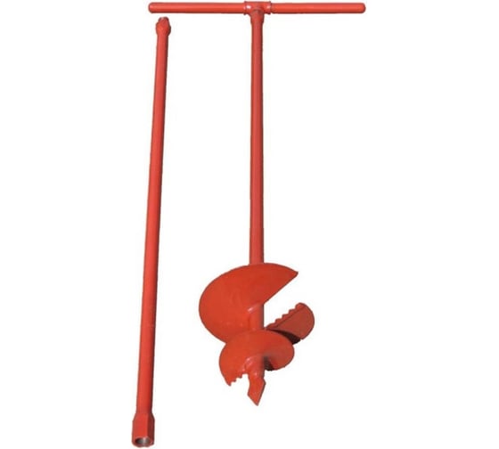 Изображение товара Бур WORKY 250мм ручной садовый +удлинитель 1 метр (общая длина 2 м) ARD128383