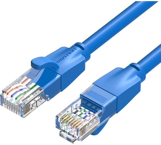 Изображение товара Прямой патч-корд VENTION UTP cat.6, RJ45 - 1,5м. Синий IBELG