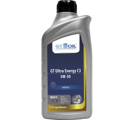 Изображение товара Масло Ultra Energy C3, SAE 5W-30, API SM,SN/CF, 1л GT OIL 8809059407929