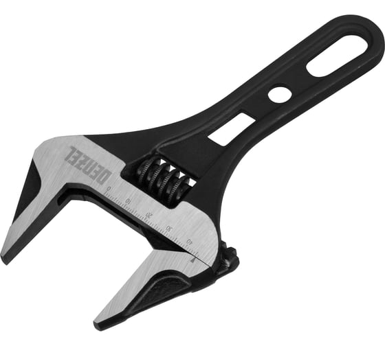 Изображение товара Ключ Denzel разводной 185 мм, crv, кованый, укороченная рукоятка 15754