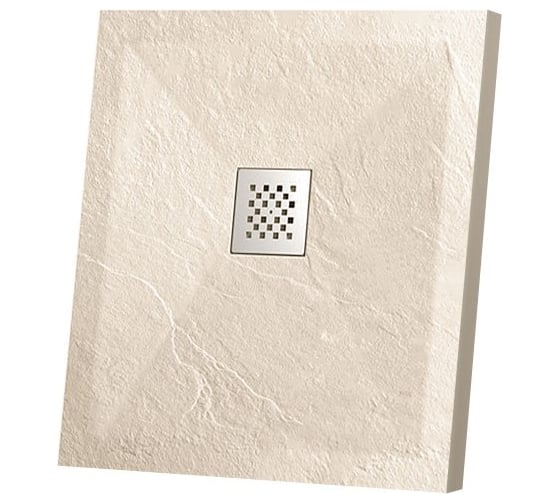 Изображение товара Поддон для душа из искусственного камня VINCEA 900x900x25, бежевый VST-4SR9090C