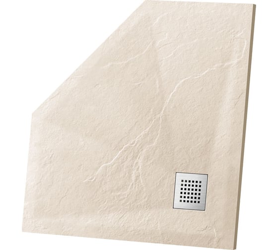 Изображение товара Поддон для душа из искусственного камня VINCEA 900x900x25, бежевый VST-4SP9090C