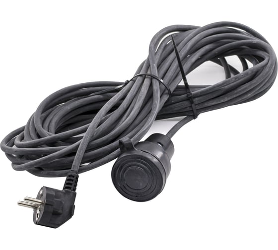 Изображение товара Силовой удлинитель Very 1 розетка, каучук, IP44, КГ 3x1,5мм², 16А, 3,5кВт, с/з, 10м, (шт.) 89-0-083