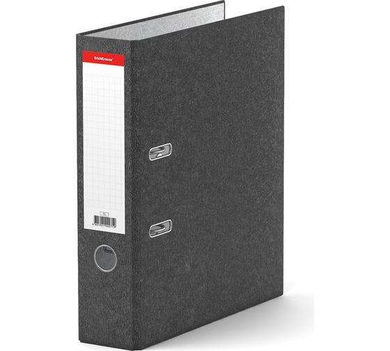 Изображение товара Папка-регистратор ErichKrause с арочным механизмом Мрамор, А4, 70 мм, серый 71