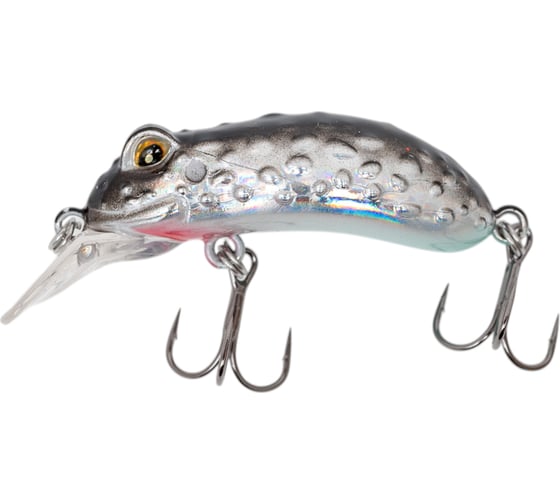 Изображение товара Воблер Strike Pro Warted Toad 45 цвет: A010-EP Black Back Silver EG-097A#A010-EP