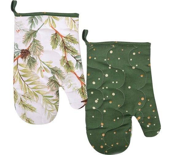 Изображение товара Прихватка-рукавица МУЛЬТИДОМ Лес конфетти размер 17x30 см МТ22-258