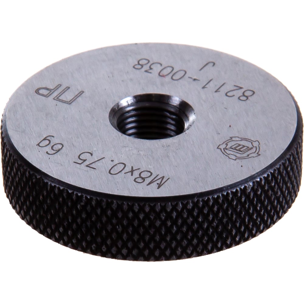 Изображение товара Калибр-кольцо Туламаш М 8,0x0,75, легированная сталь, 6G, правая резьба