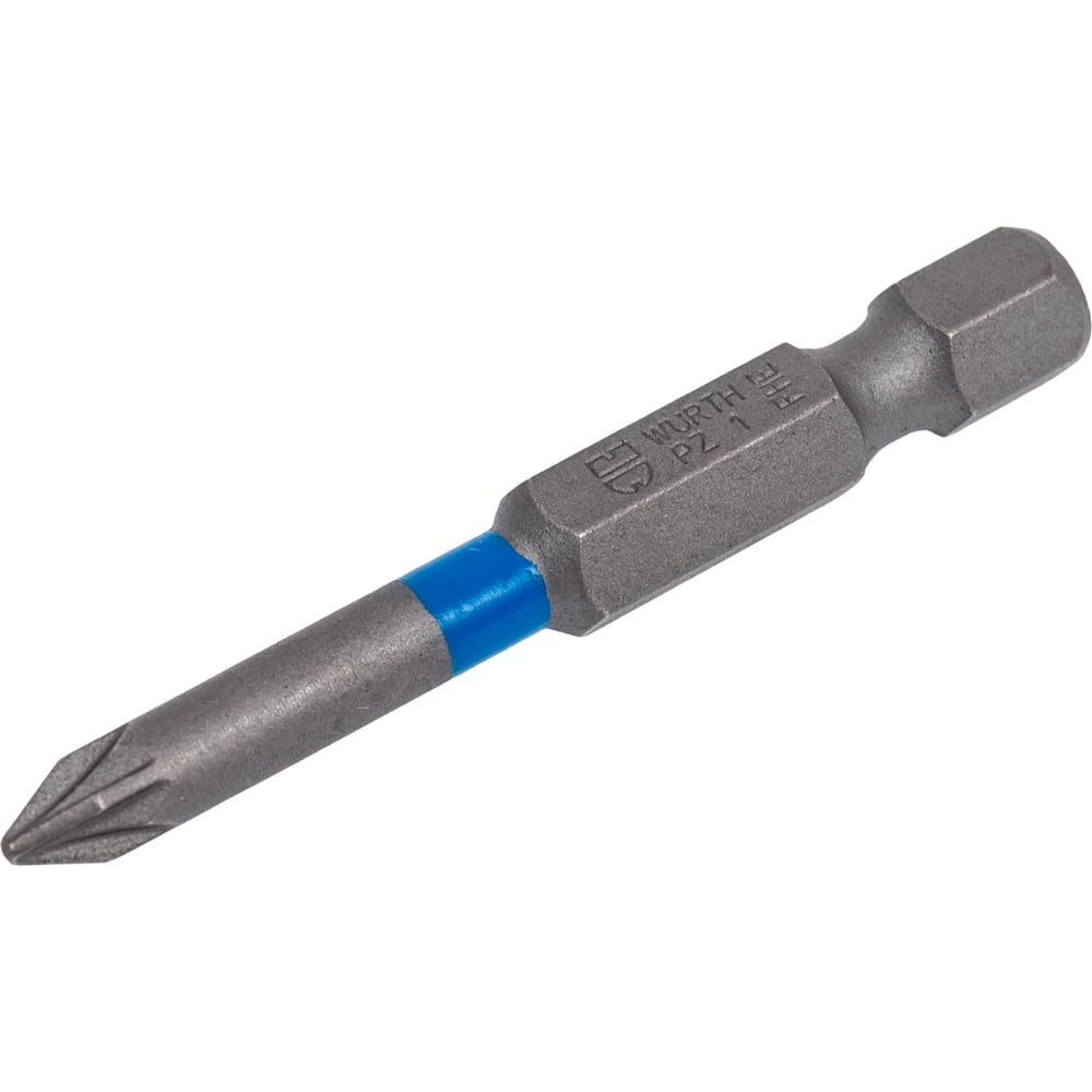 Изображение товара Бита PZ1-СИН-1/4ZO-L50MM WURTH для Pozidriv шурупов, 50 мм