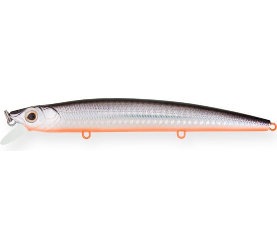 Изображение товара Воблер Strike Pro Wiggle Stick 140 цвет: A70-713 Black Silver OB EG-031F#A70-713