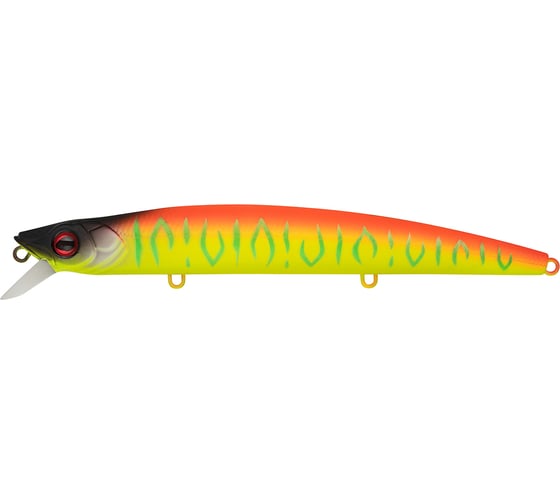 Изображение товара Воблер Strike Pro Wiggle Stick 140 цвет: A242S Sunrise Mat Tiger EG-031F#A242S